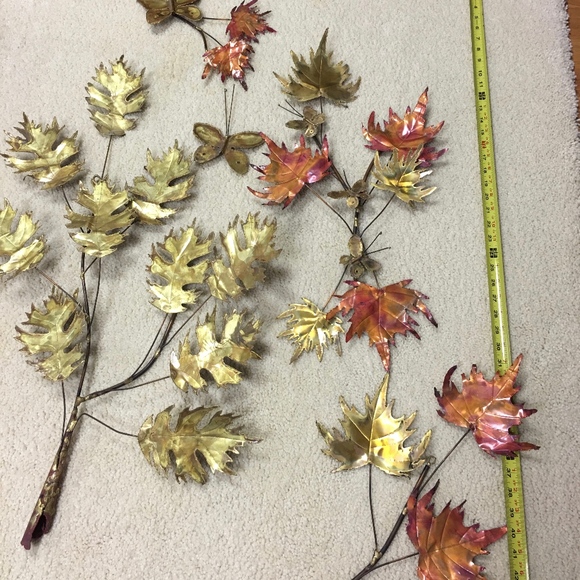 maple4fall-2.jpg Maple Leaf Metal Decorative Wall hangings. 4 piece